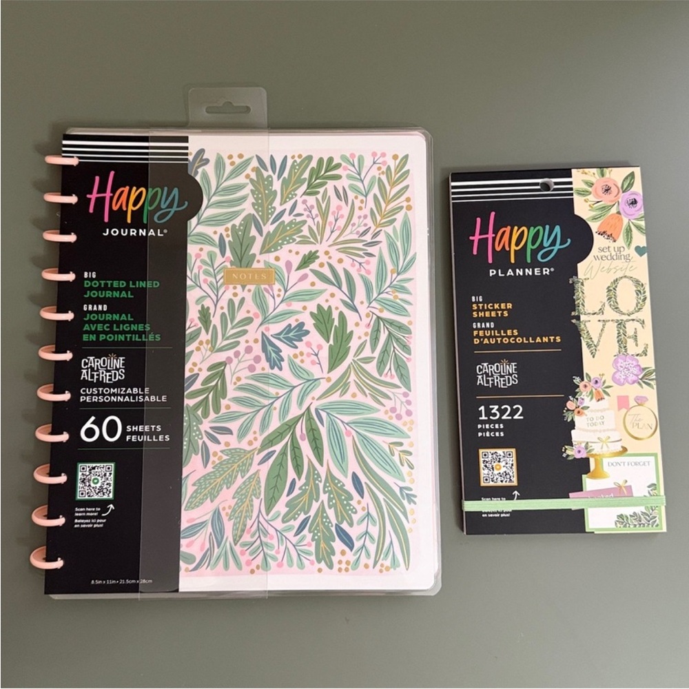 Garden Wedding Happy Planner – Big + Stickers | Perfect Bride Gift NWT - Picture 2 of 8